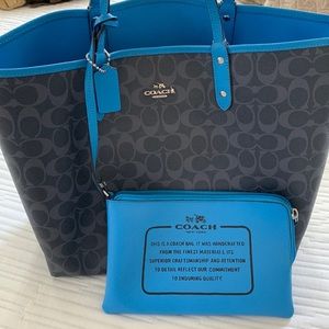 Reversible Coach Tote